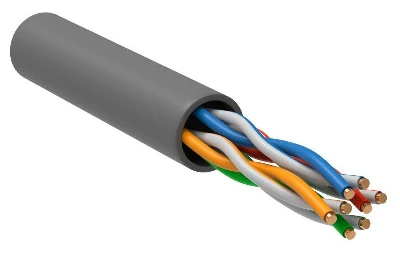 Кабель связи витая пара U/UTP 5E 4PR LSZH нг(А)-HF сер.(уп.305м) РФ/Т GENERICA BC1-C5E04-121-305-TL-R-G