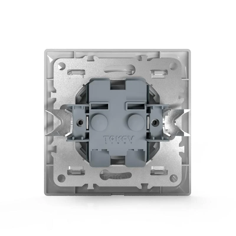 Розетка 1-м СП AVA 16А IP20 без заземл. без защ. шторок в сборе бел. TOKOV ELECTRIC TKL-AV-R1F-C01 4