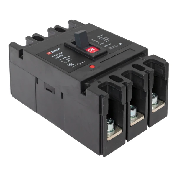Выключатель автоматический 3п 100А 25кА LS250 ProPact EKF mccb-250-25-3-100-ls 10