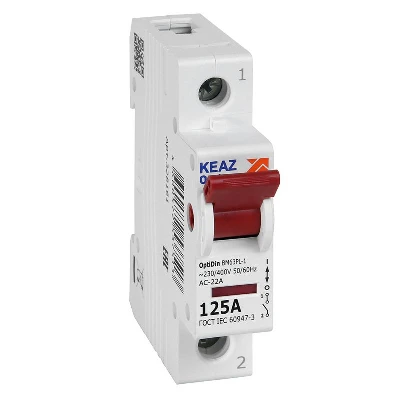 Выключатель нагрузки модульный 1п 25А OptiDin BM63PL-1125-УХЛ3 (ВМ63PL) КЭАЗ 328161