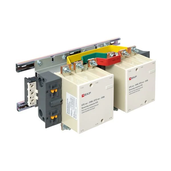 Контактор реверсивный КТЭ-1 185А кат. 230В AC 2НО EKF ctr-b-r-185 6