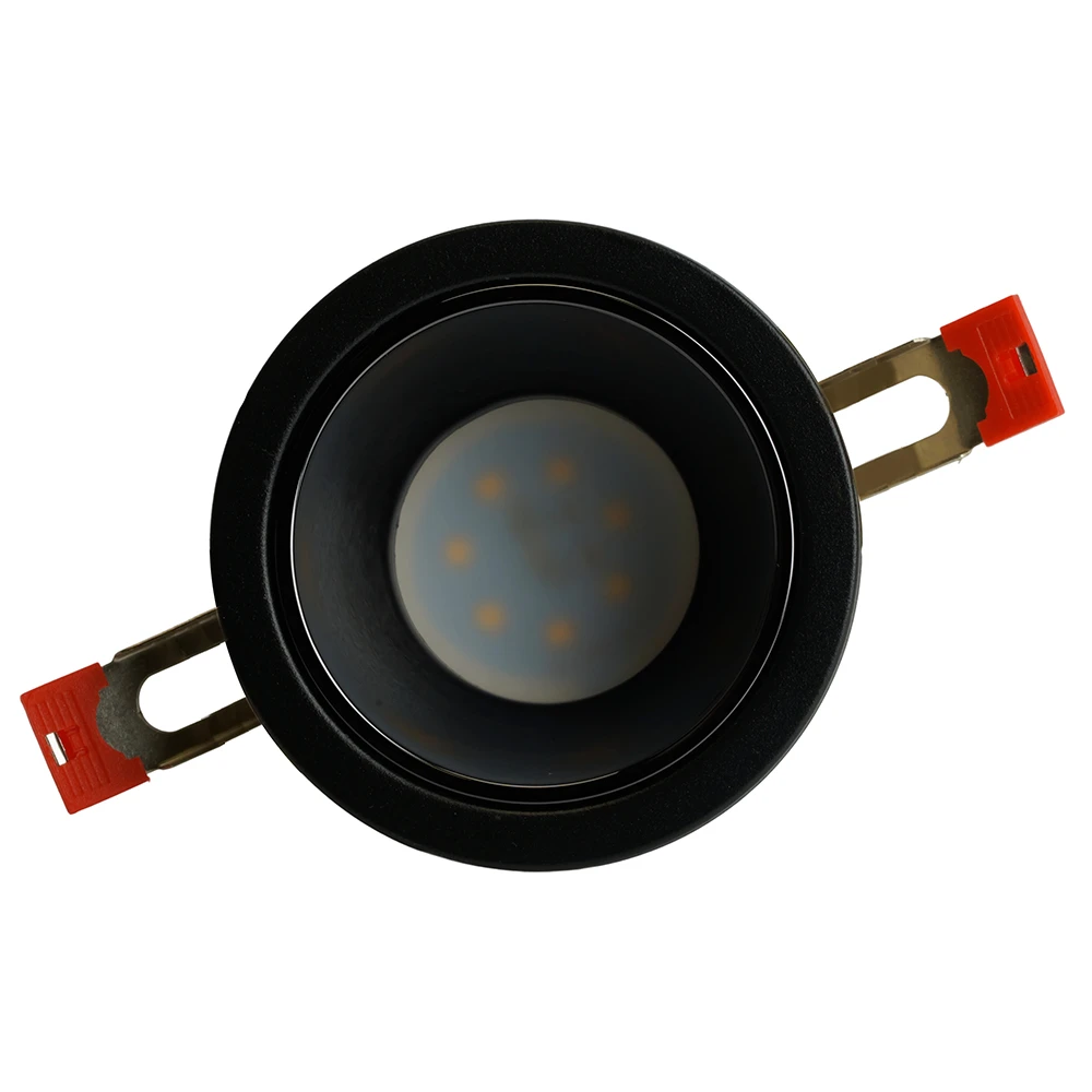 Светильник встраиваемый Feron DL3102 потолочный MR16 G5.3 черный + черный хром 51402 4