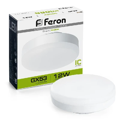 Лампа светодиодная Feron LB-453 GX53 12W 175-265V 4000K 25835