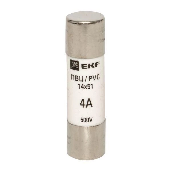 Вставка плавкая цилиндрическая ПВЦ 14х51 4А EKF pvc-14x51-4 1