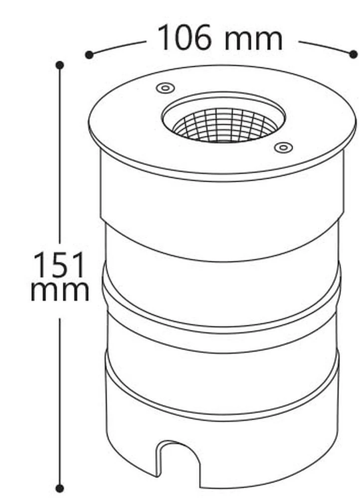 Светодиодный светильник тротуарный (грунтовый) Feron SP4115 Lux 15W 3000K 230V IP67 32032 1
