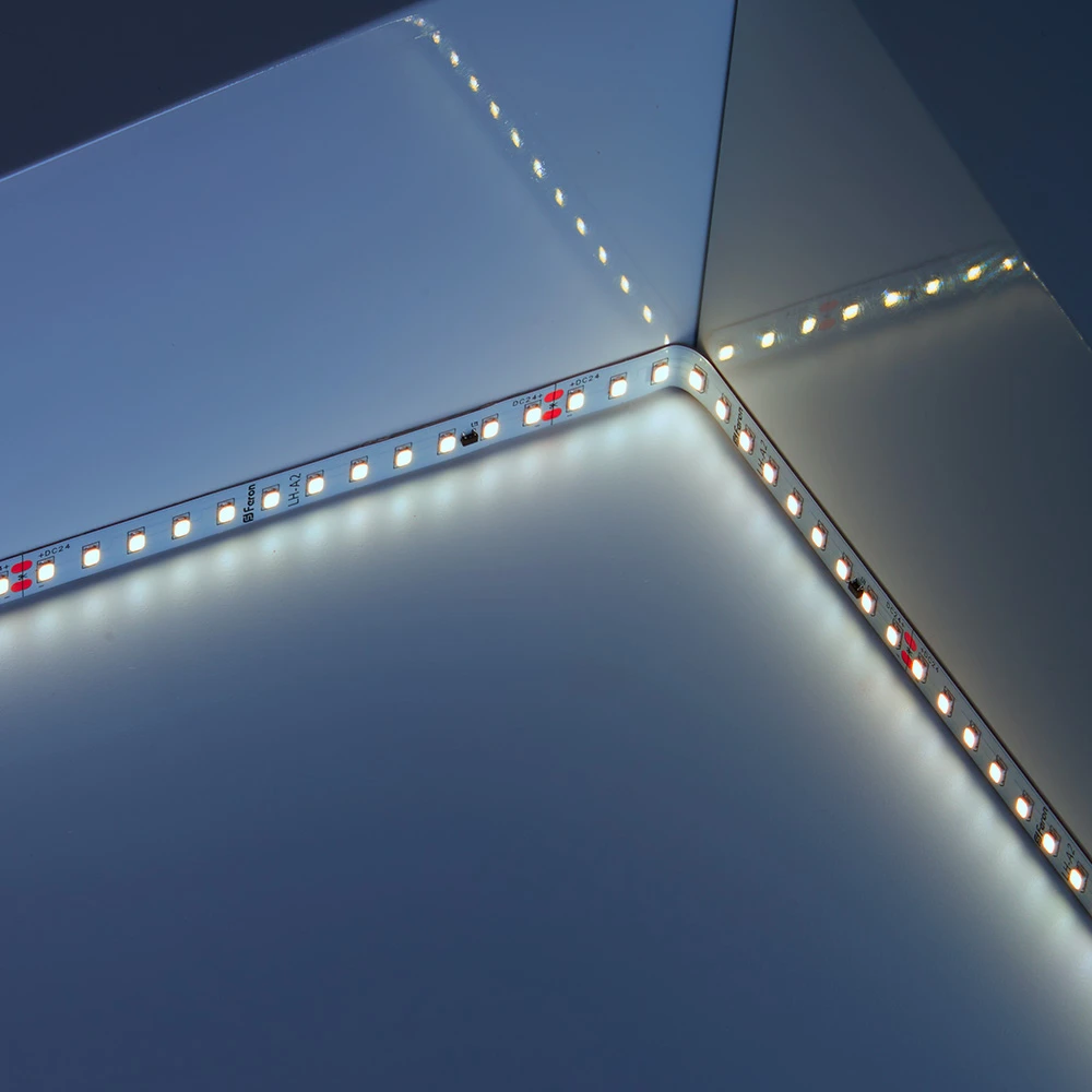 Светодиодная LED лента Feron LS520 стабилизированная, 120SMD(2835)/м 9.6Вт/м 24V 20000*10*1.22мм 6000К IP20 41278 4