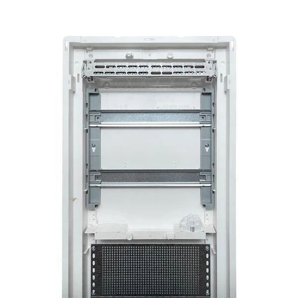 Щит комбинированный встраив. Nova 2 DIN-рейки + 3 монтаж. платы 5 габарит IP41 с метал. перфорированной дверью EKF nv-cb-pmd-2+3 3