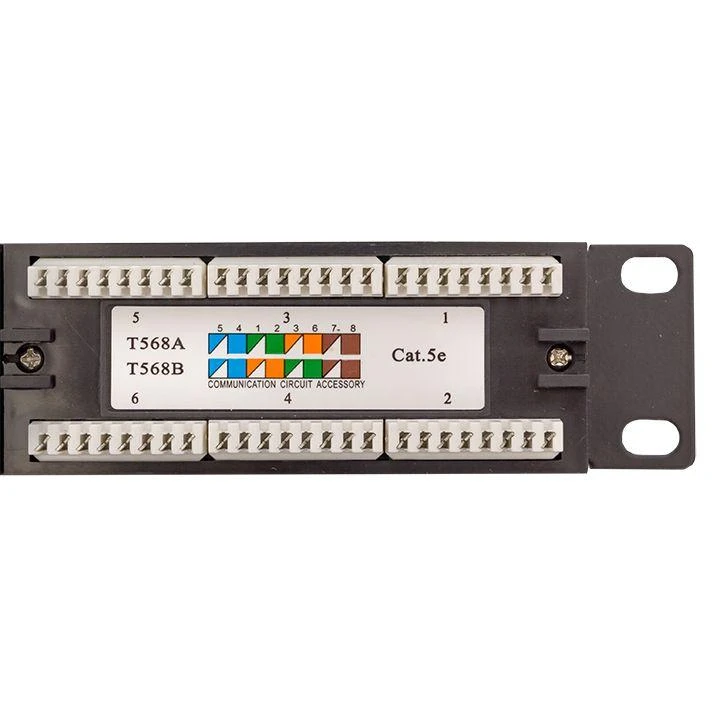 Патч-панель 19дюйм 1U кат.5E UTP неэкранир. 24 порта RJ45 110 IDC TERACOM EKF TRC-PPNL-5EUTP-1U24 4
