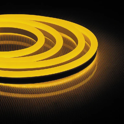 Cветодиодная LED лента Feron LS720 неоновая, 120SMD(2835)/м 9.6Вт/м 50м 220V IP67, желтый 29565