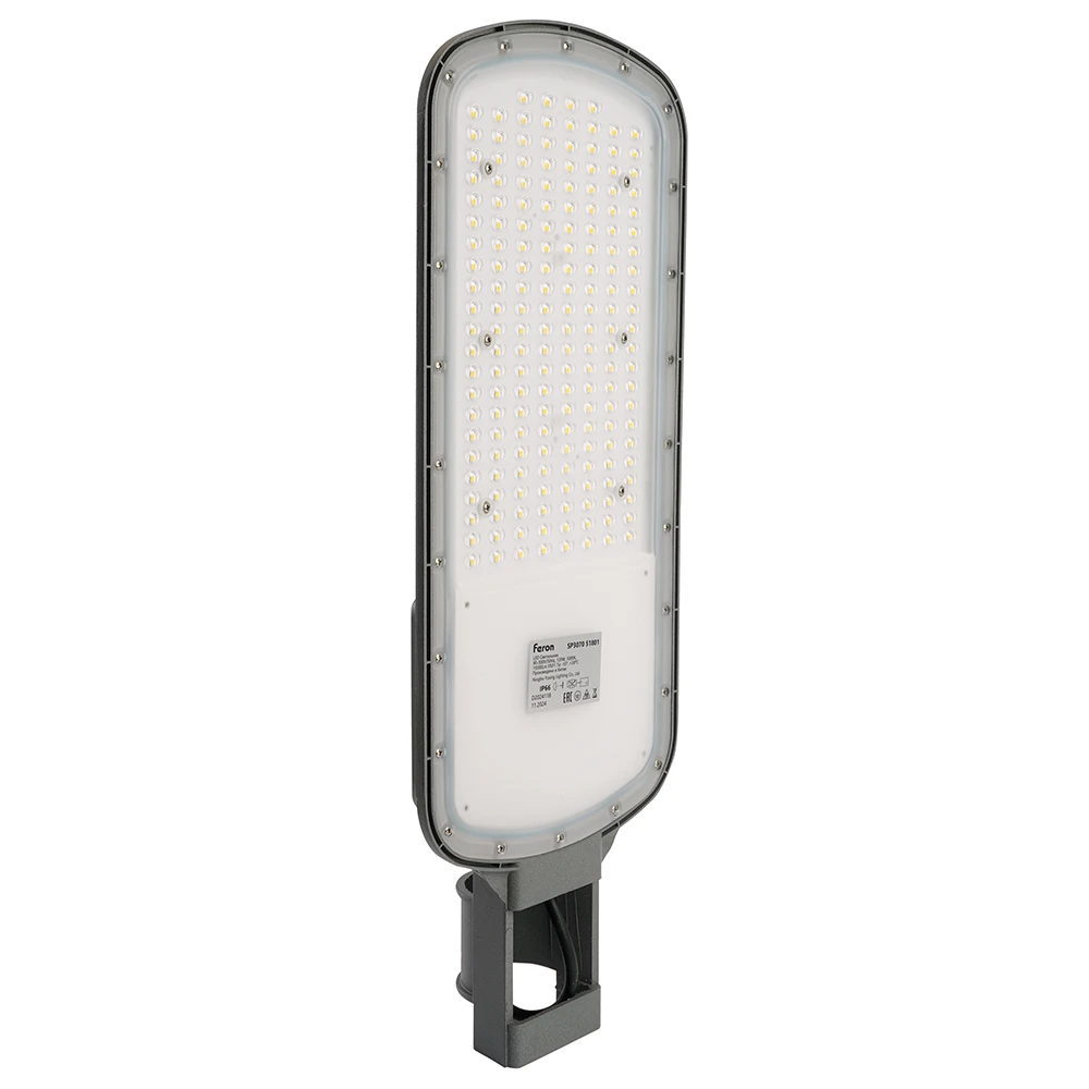 Светодиодный уличный консольный светильник Feron SP3070 120W 5000K AC90-300V, серый 51801 1