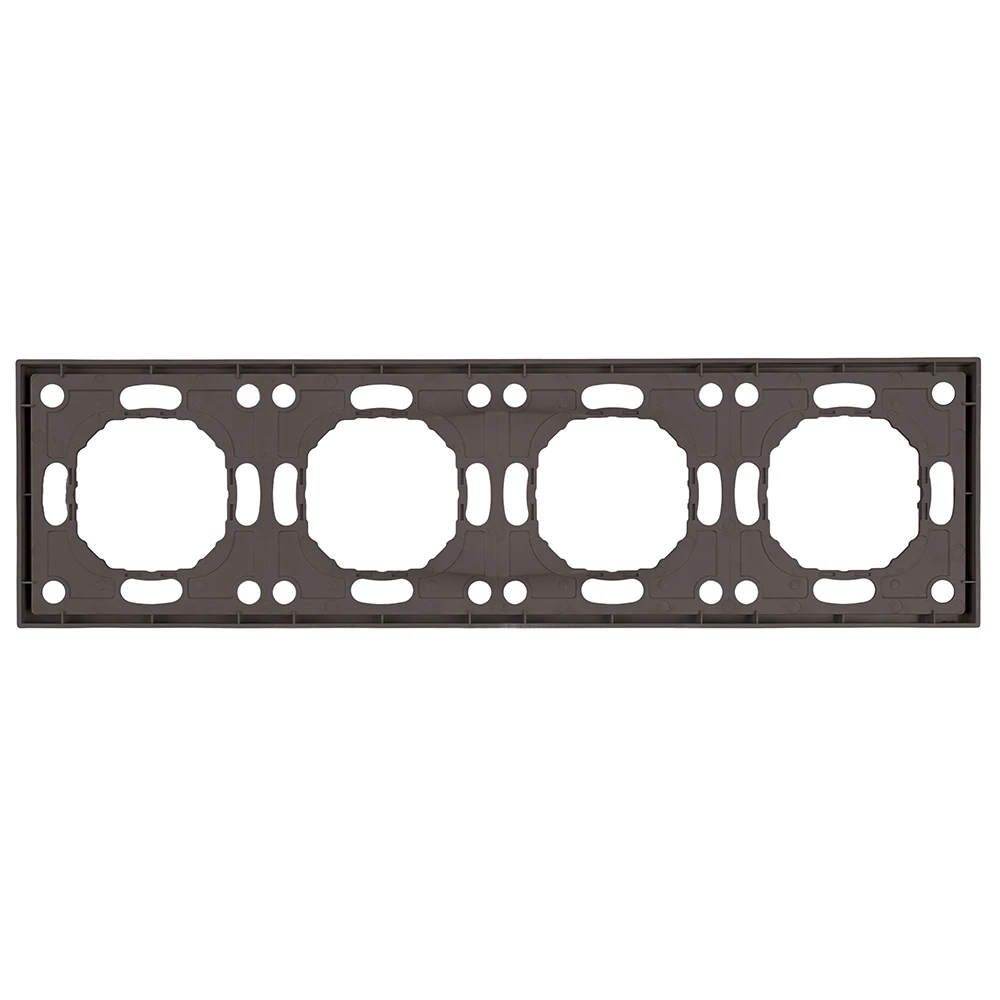 Рамка STEKKER, PFR00-5004-09 4-местная, серия Эмили, антрацит, soft touch 49939 3