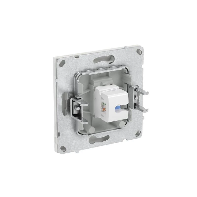 Розетка компьютерная 1-м KANT RJ45 кат.6A без шторки бел. песок DKC 7010673 4