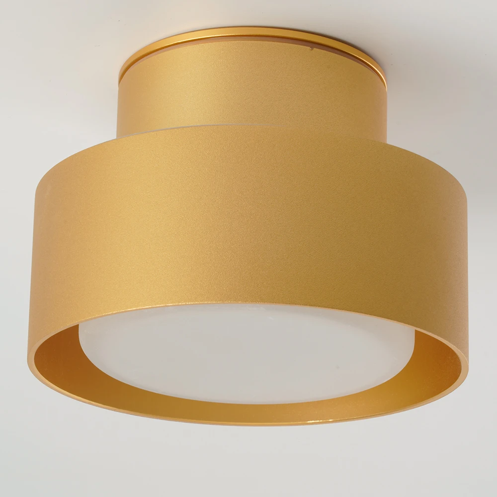 Светильник потолочный Feron HL367 Barrel AURA 12W, 230V, GX53, золото IP44 48408 4