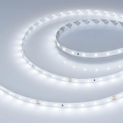 Лента светодиодная RT-A60-8mm 24V Cool 8000К 4.8Вт/м IP20 2835 открыт. (уп.5м) Arlight 016147(2)