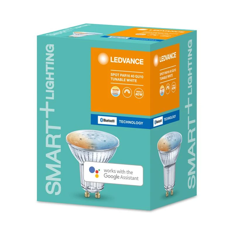 Лампа светодиодная SMART+ Spot GU10 Tunable White 40 45град. 5Вт/2700-6500КGU10 LEDVANCE 4058075485310 1