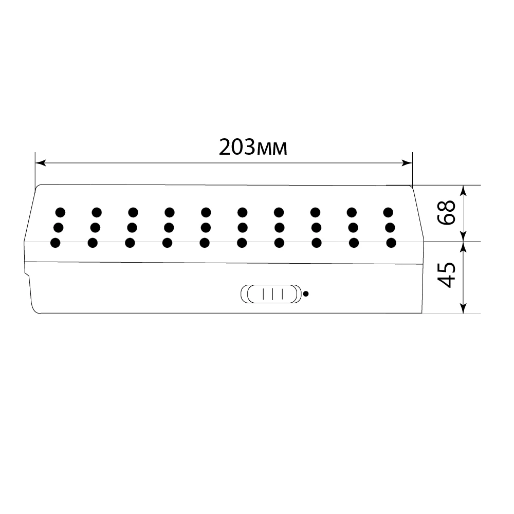 Светильник аккумуляторный, 30 LED DC, белый, EL15 12896 5