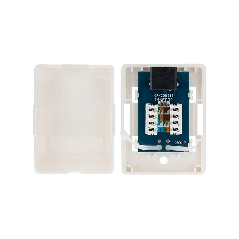 Розетка компьютерная 1-м ОП RJ45 (8P8C) кат.6 UTP неэкранир. Rexant 03-0132 3
