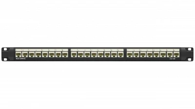 Патч-панель 19дюйм 1UCAT5E 24 модуля RJ45 неэкранированная DKC RN5PPU24
