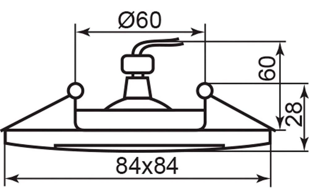 Светильник встраиваемый Feron DL231 потолочный MR16 G5.3 хром 18602 1
