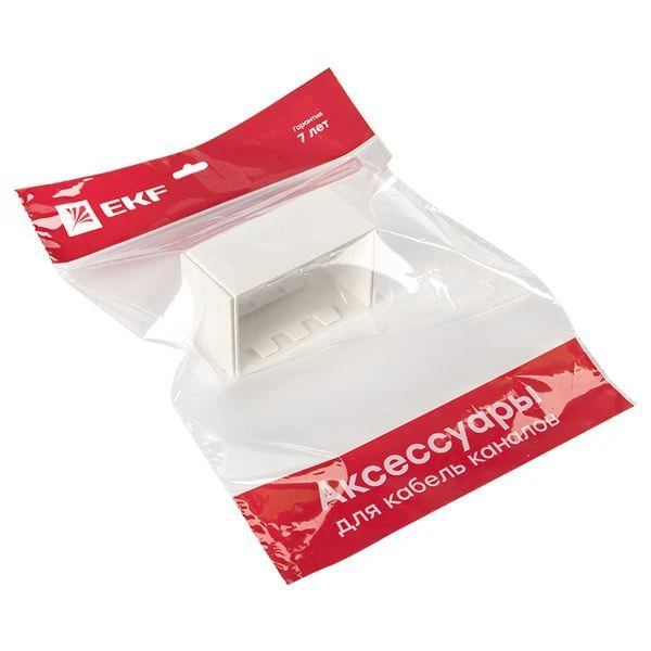 Соединитель 100х60 бел. Plast PROxima (уп.2шт) EKF conw-100-60x2 5