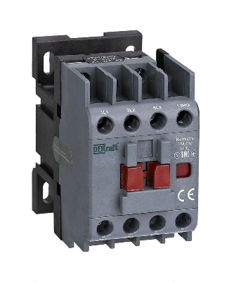 Контактор 9А 230В АС АС3 АС4 1НО+1НЗ КМ-102 DEKraft 21904DEK