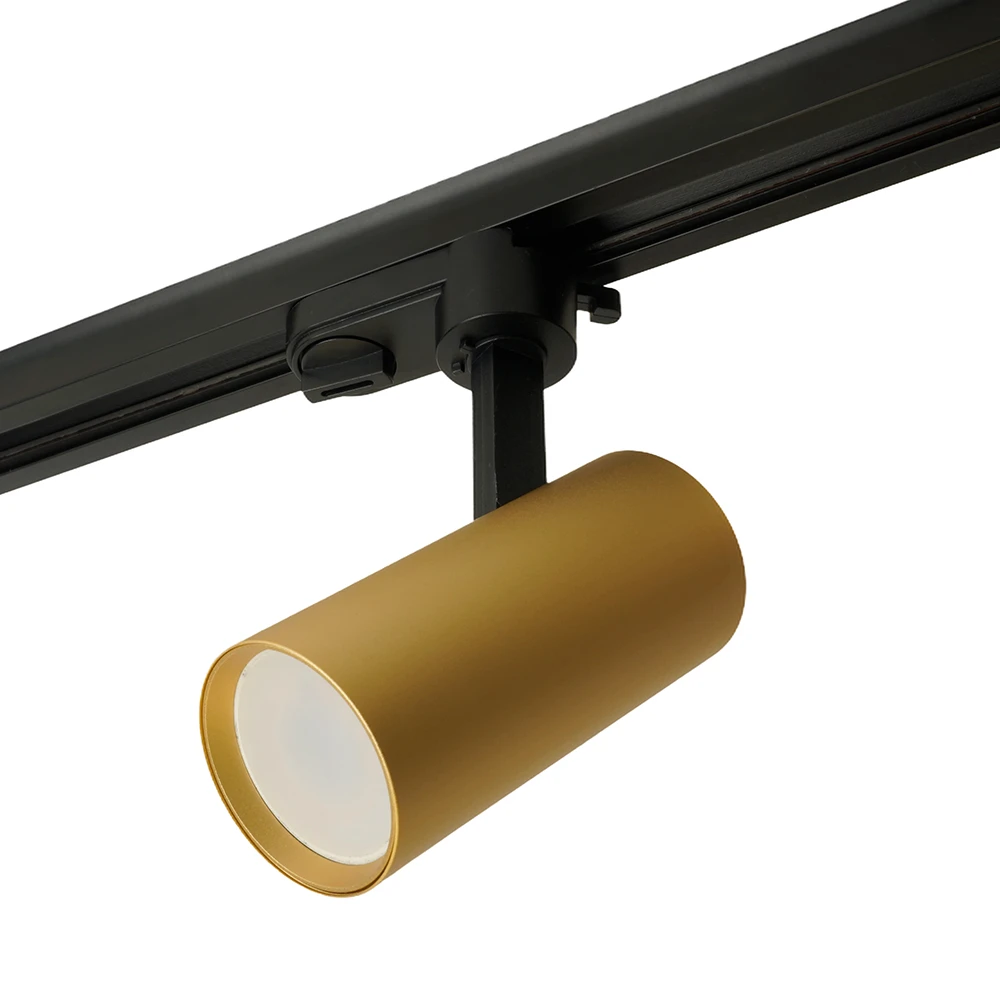 Светильник Feron AL195 трековый однофазный на шинопровод под лампу GU10, золото 48716 2