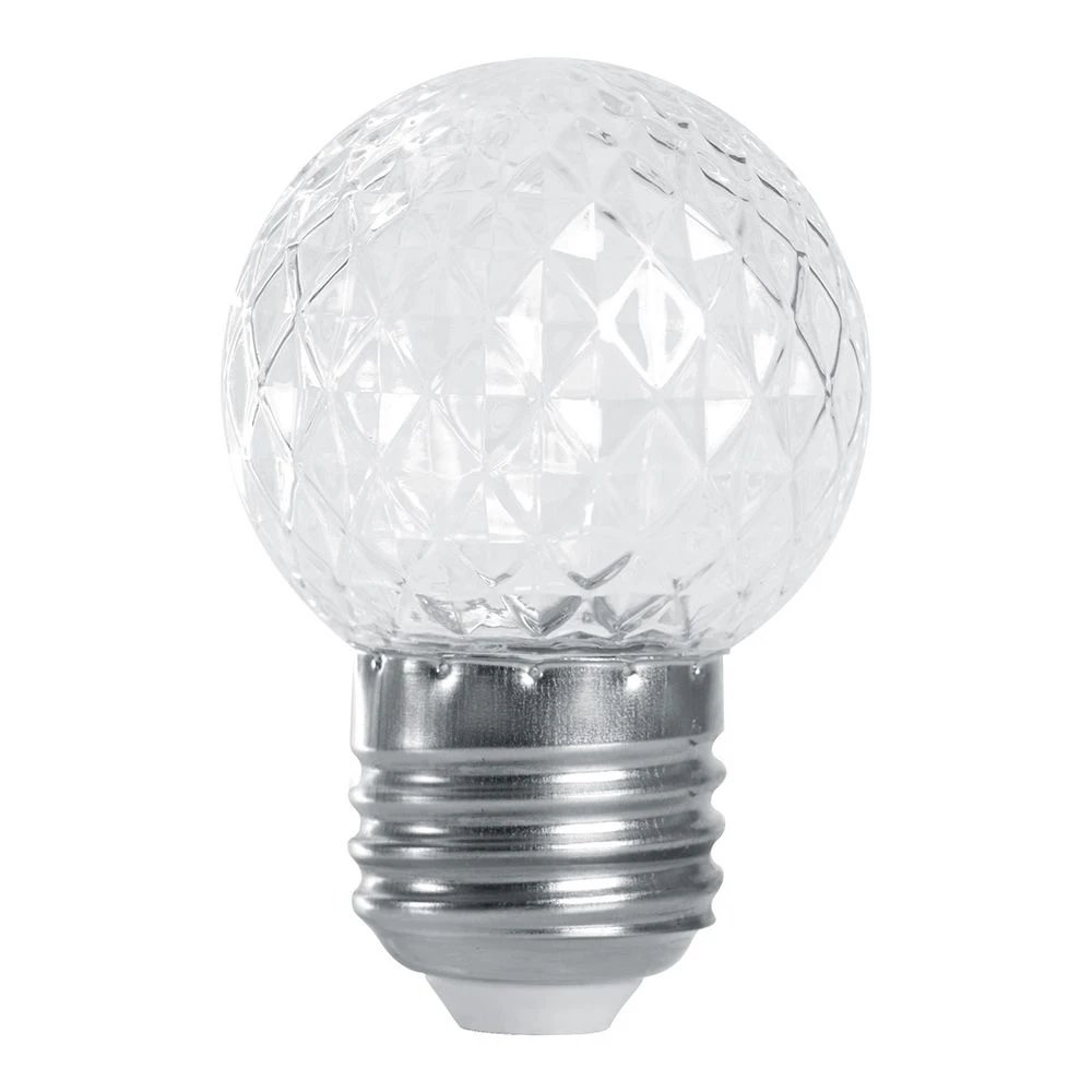 Лампа-строб Feron LB-377 Шарик прозрачный E27 1W 230V красный 38210 2