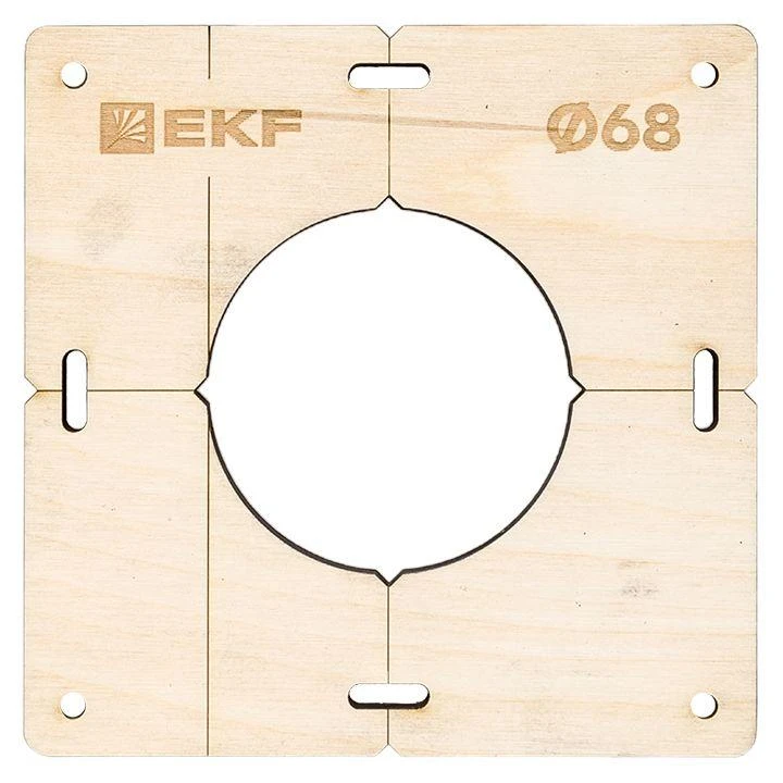 Комплект шаблонов для подрозетников d68мм Expert EKF sh-d68-k 7