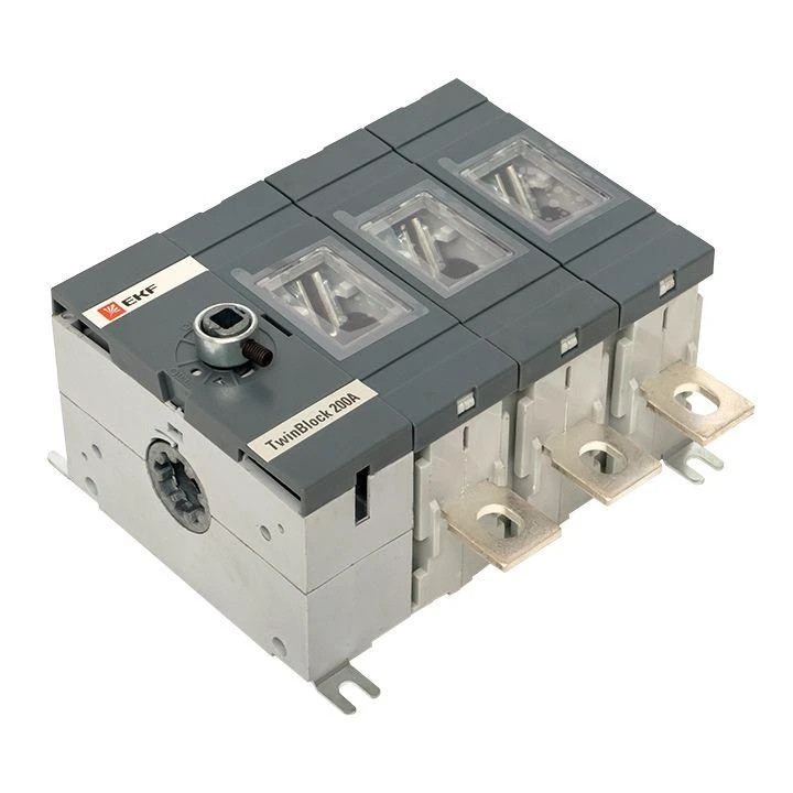 Рубильник 3п 200А без рукоятки управления TwinBlock PROxima EKF tb-s-200-3p 4