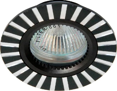 Светильник встраиваемый Feron GS-M364 потолочный MR16 G5.3 черный 17931