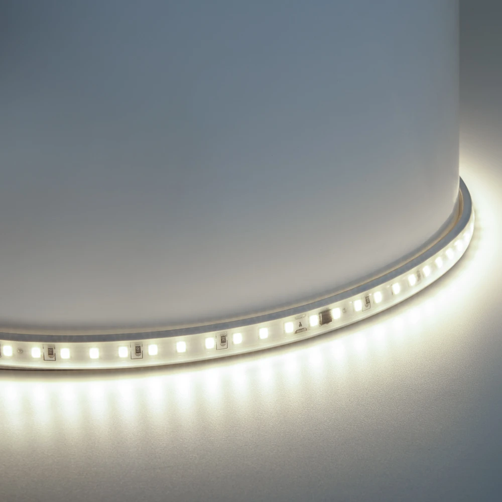 Светодиодная LED лента Feron LS710, 120SMD(2835)/м 10Вт/м 220V длина 25м, 6500K, IP65, с 1 сетевым шнуром, 2 заглушками, 2 коннекторами в комплекте 48764 1