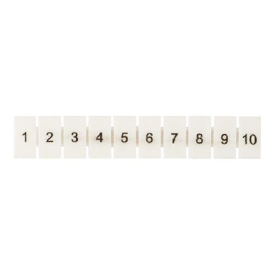 Маркеры для UT/ST/Push-in 2.5 с нумерацией 1-10 (уп.100шт) EKF zb-st-2.5-1-10