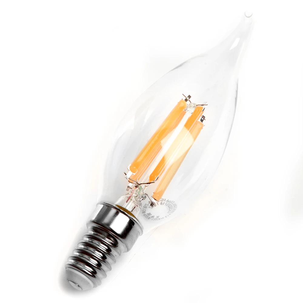 Лампа светодиодная Feron LB-718 Свеча на ветру E14 15W 230V 6400K 38264 1