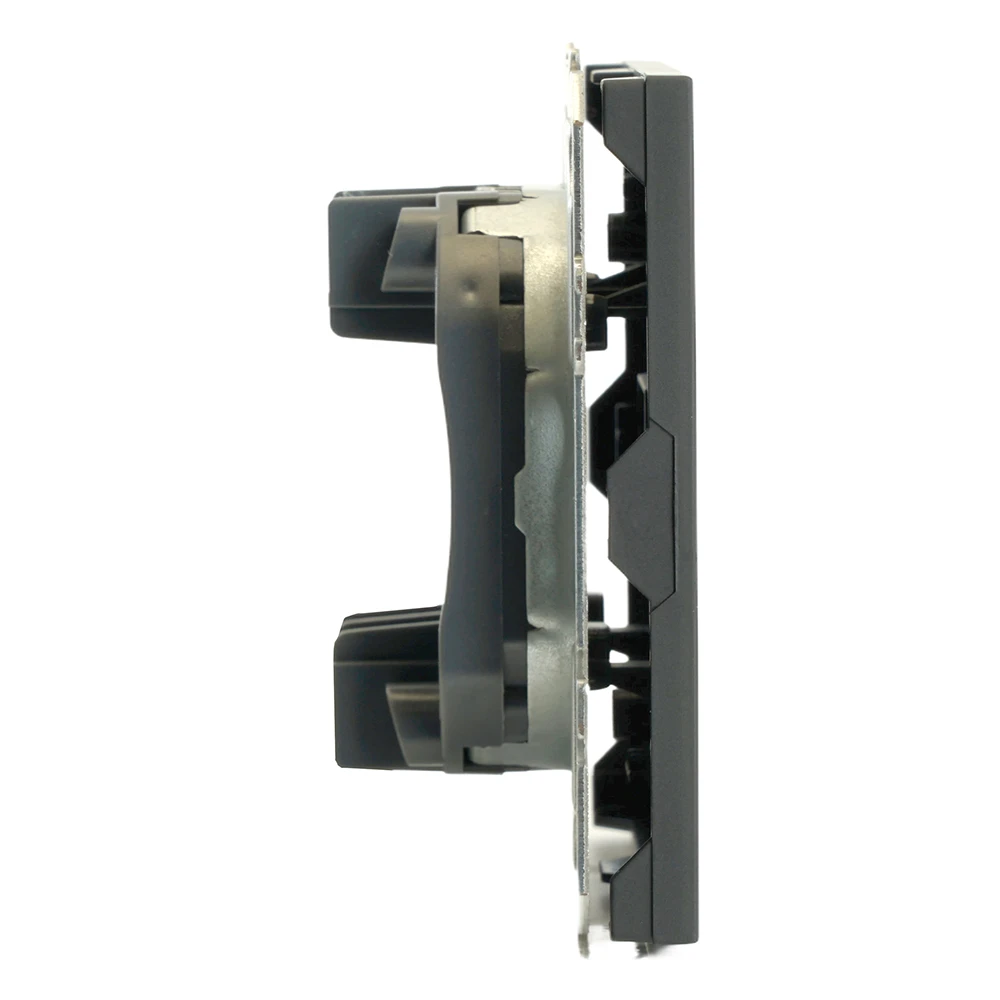 Заглушка (механизм), серия Эмили, черный уголь, soft touch, RST00-5116-05 49857 5