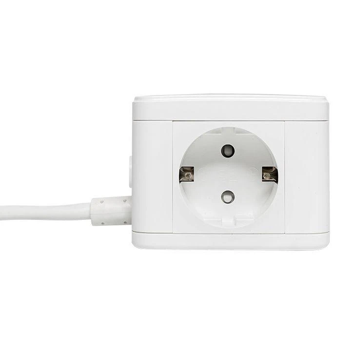 Удлинитель "Куб" 2х1.3м 3USB 2.4А+зарядное устройство 1кв.мм EKF UBA-CUB-3-WC 2