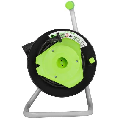 Удлинитель на пластик. катушке 1х30м без заземл. 6А IP44 GREEN LINE GAZ-2x0.75-30m ПВС 2х0.75 Эра Б0065111