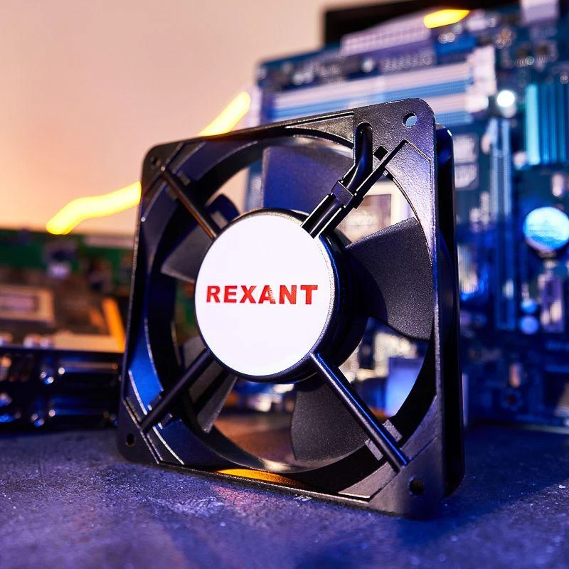 Вентилятор RX 12025HSL 220VAC Rexant 72-6120 1