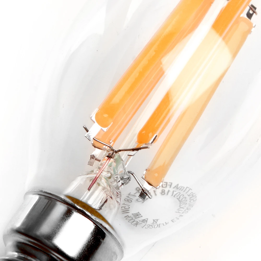 Лампа светодиодная Feron LB-718 Свеча на ветру E14 15W 230V 6400K 38264 2