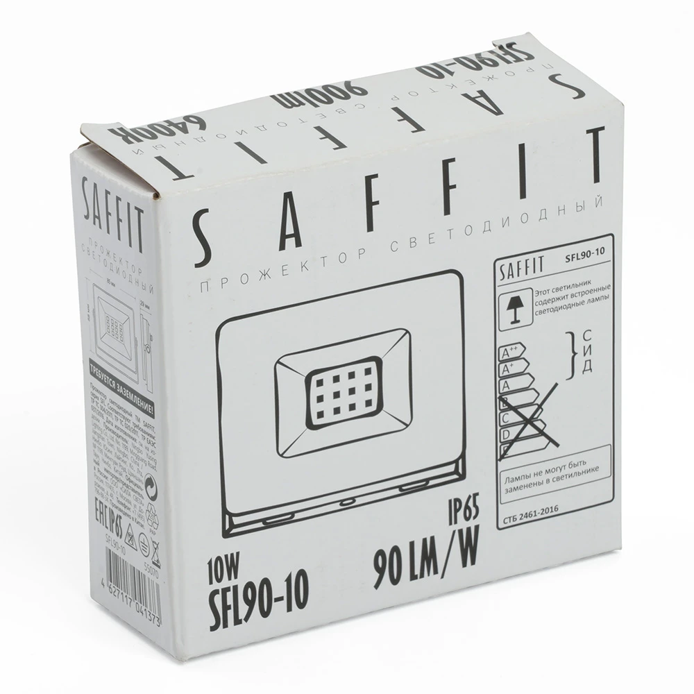 Светодиодный прожектор SAFFIT SFL90-10 IP65 10W 6400K белый 55070 6