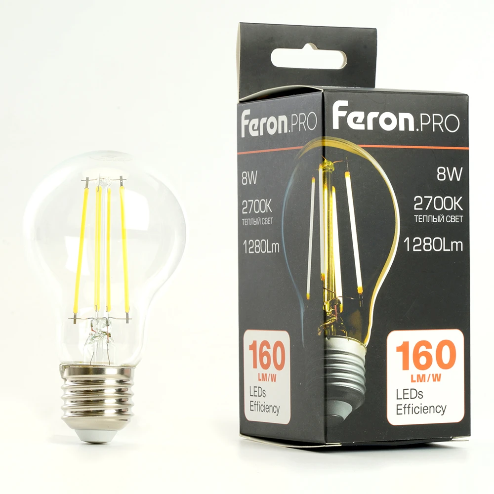 Лампа светодиодная Feron.PRO LB-1108 Шар E27 8W 175-265V 2700K 48892 7