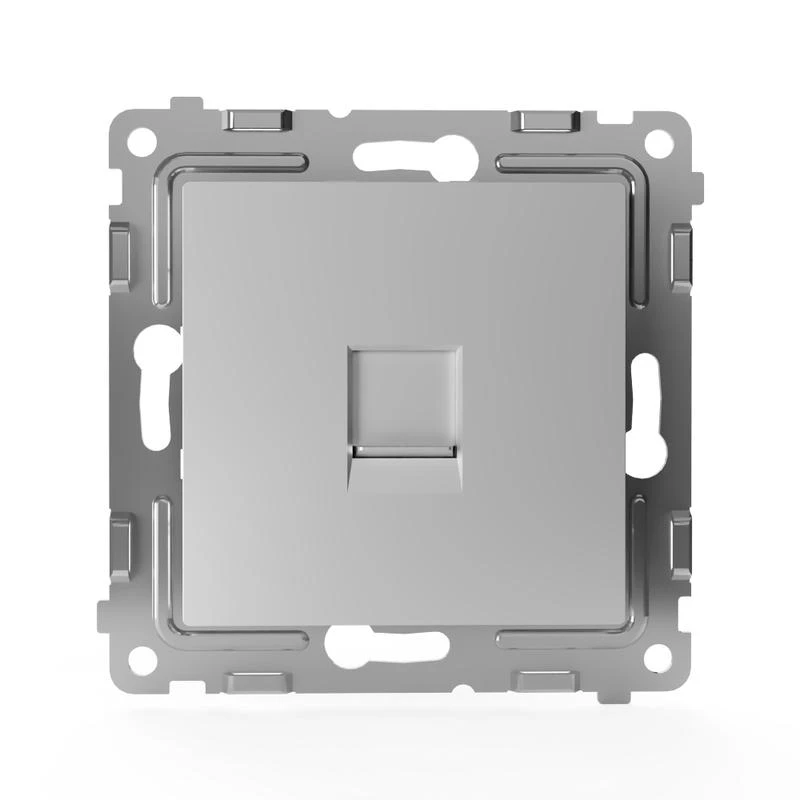 Розетка компьютерная 1-м СП Pixel RJ45 кат.5E механизм алюм. TOKOV ELECTRIC TKE-PX-RC1-C03 1