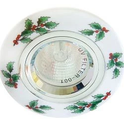 Светильник потолочный, JCDR G5.3 "керамика" хром, с лампой, CD95 19168