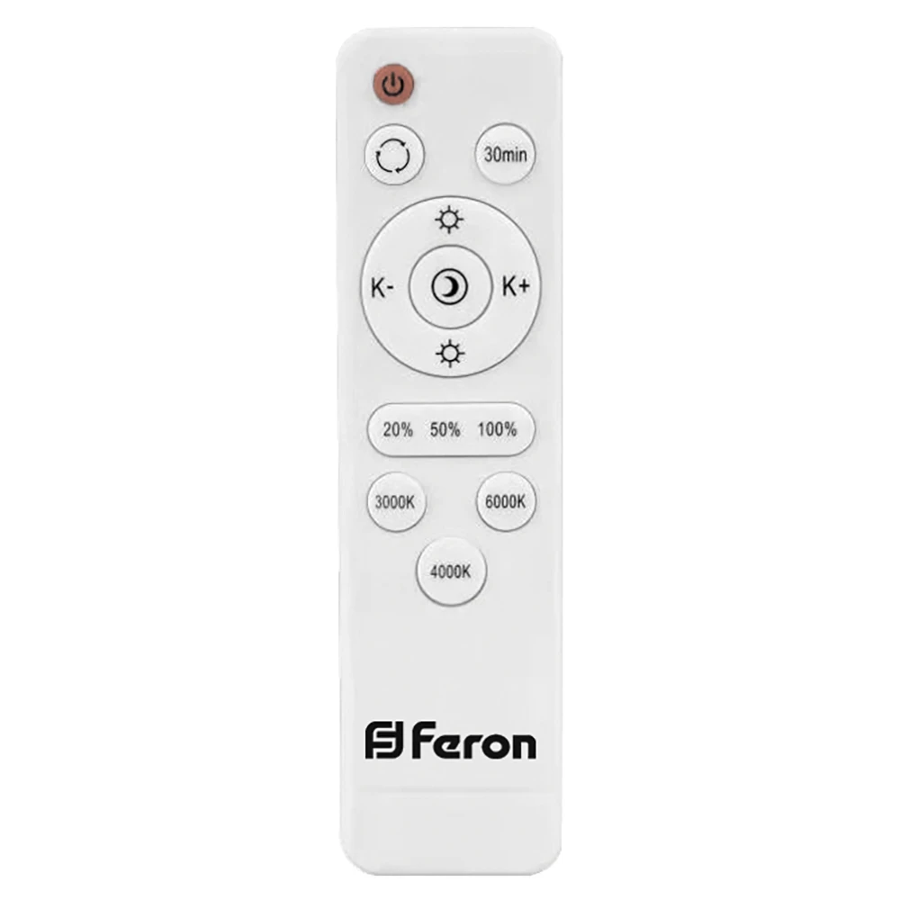 Светодиодный управляемый светильник накладной Feron AL5200 тарелка 60W 3000К-6500K белый 29516 2