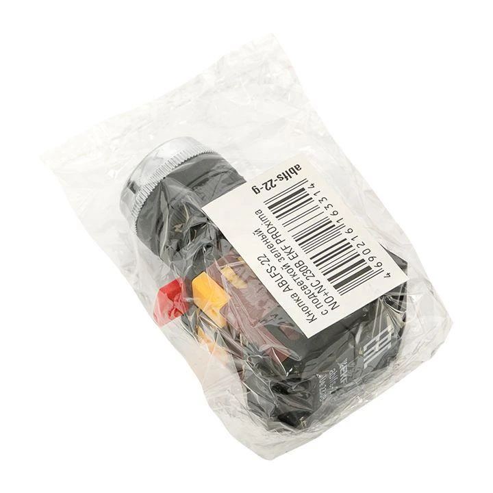 Кнопка ABLFS-22 с подсветкой зел. NO+NC 230В PROxima EKF ablfs-22-g 3