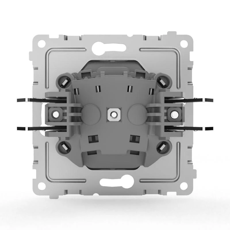 Розетка 1-м СП Pixel 16А IP20 с заземл. механизм алюм. TOKOV ELECTRIC TKE-PX-R1Z-C03 4