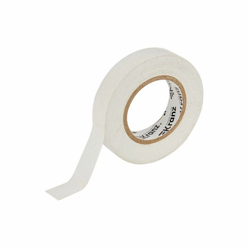 Изолента ПВХ 0.13х15мм 25м бел. Kranz KR-09-2101 2