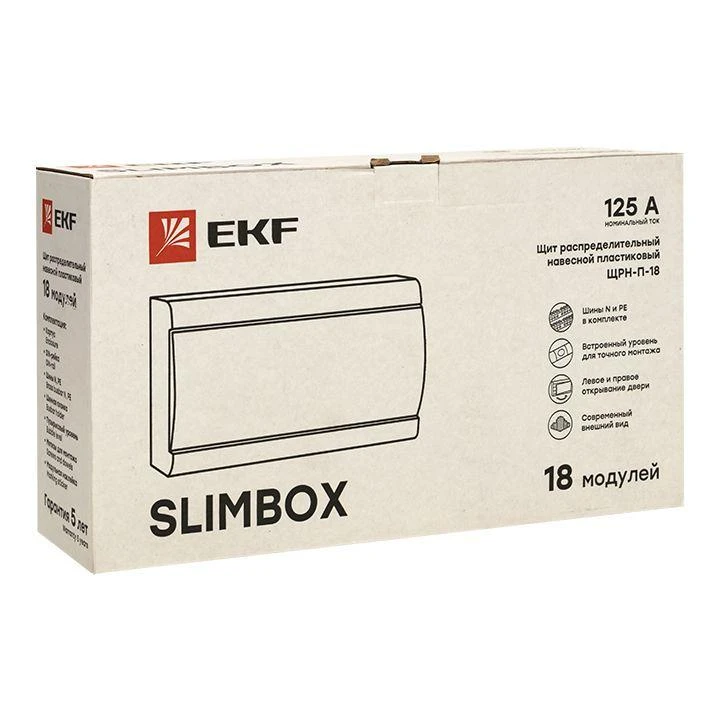 Щит ЩРН-П-18 "SlimBox" IP41 бел. дверца PROxima EKF sb-n-18w 3