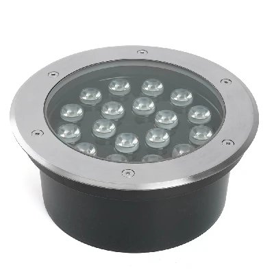 Светодиодный светильник тротуарный (грунтовый) Feron SP2804, 20W, AC12V, низковольтный, 3000K, металлик, IP67 48348