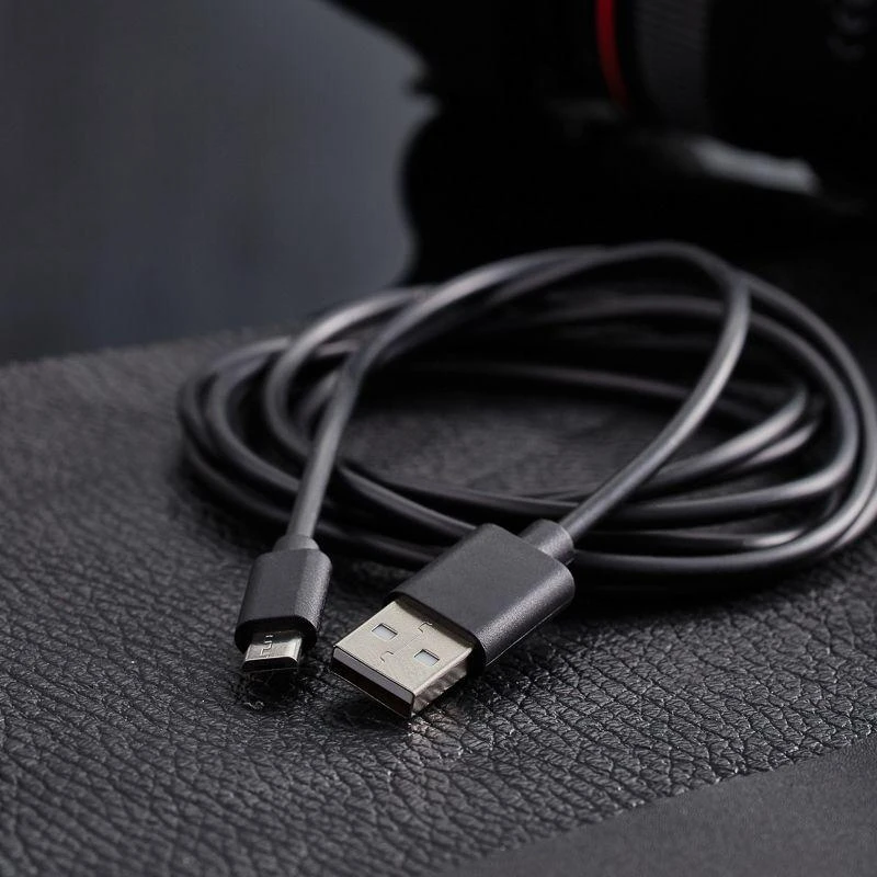 Шнур micro USB (male) - USB-A (male) 1.8м черн. Rexant 18-1164-2 1