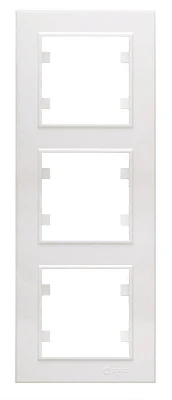 Рамка 3-м Karea вертик. бел. Makel 56001708
